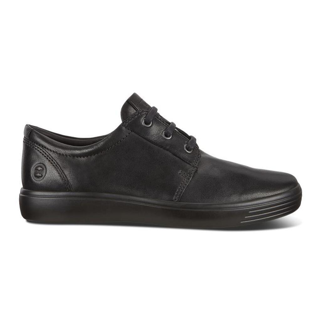 Ecco Soft 7 Mens Derby Shoes In Black Online - India TNZ-710498